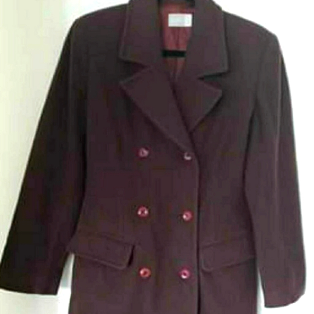 Esprit Chocolate Brown Wool Coat